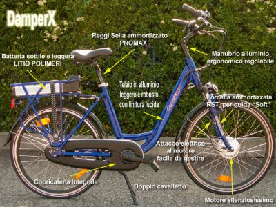 Bicicletta elettrica DamperX