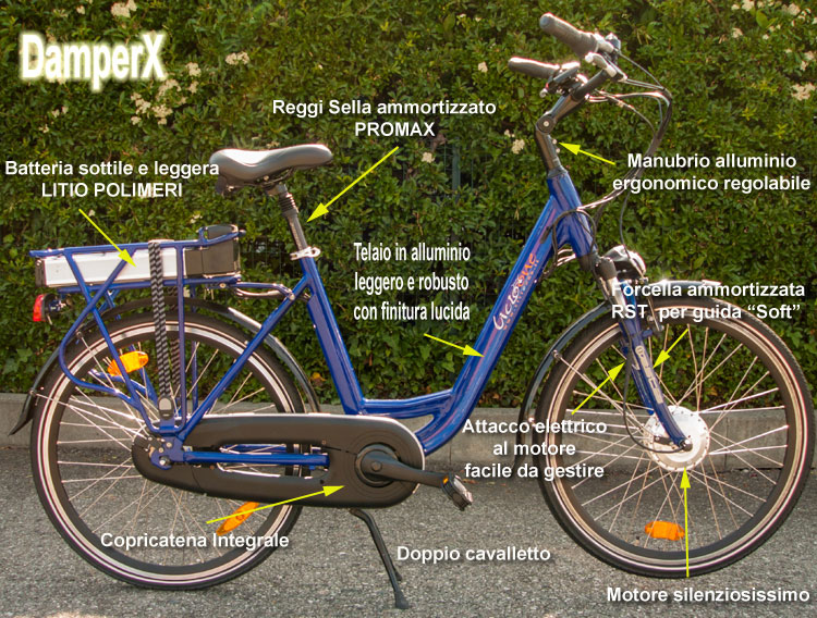 Bicicletta elettrica DamperX