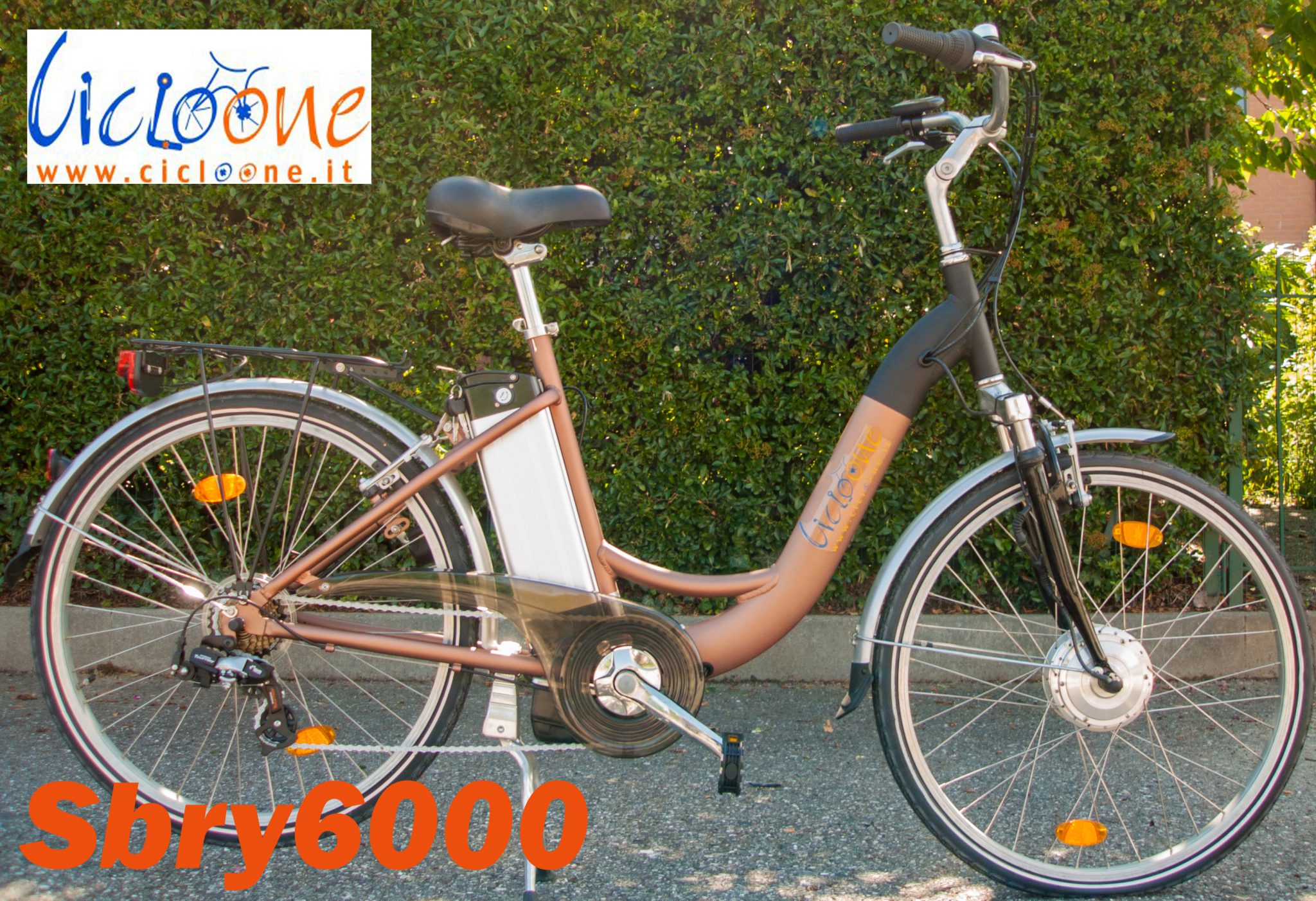 Bici Sbry6000 city bike colore nero bronzo