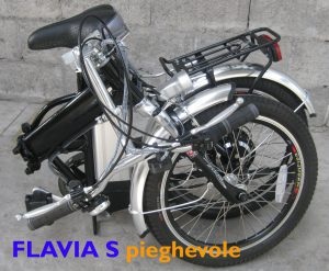 Forcella ammortizzata bici pieghevole Flavia S