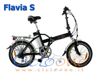 Bicicletta pieghevole Flavia S batteria 13ah