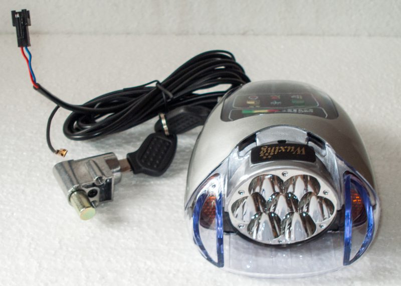 Fanale anteriore 7 led multifunzione per triciclo bici elettriche