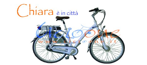 city ebike chiara colore bianco