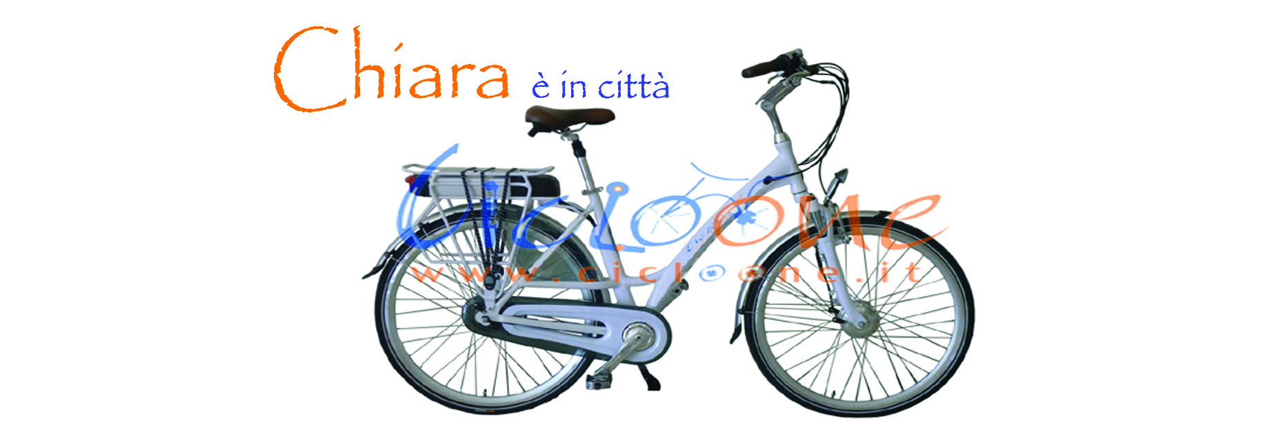 city ebike chiara colore bianco