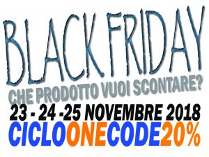 Black Friday 23 Novembre - Richiedi il tuo Codice Sconto20% 7