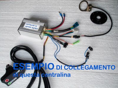 esempio collegamento centralina