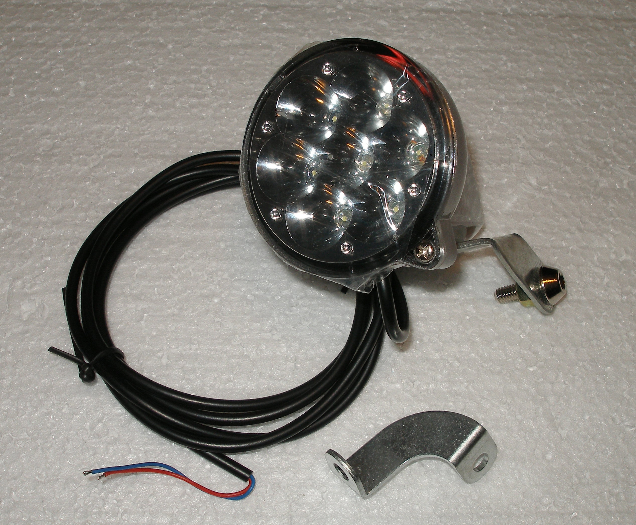 Luce LED per Bici elettrica Impermeabile ad Alta luminosità 36V 48V 60V Luce Anteriore del Faro RANNYY Luce LED per Bici 