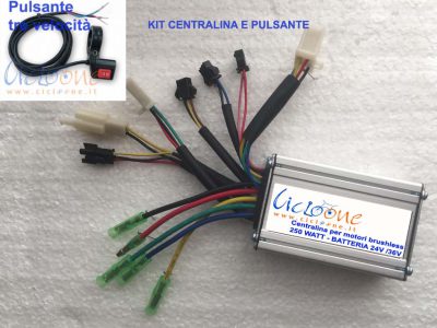 centralina bici elettriche economica con pulsante