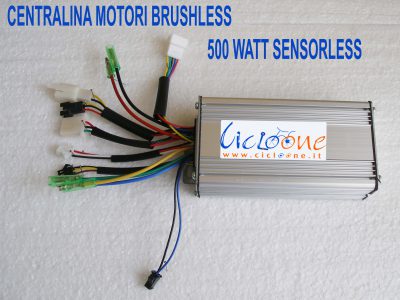 centralina 500 watt motori brushless sensorless