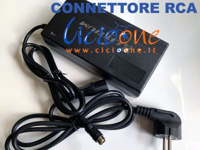 caricabatterie 36V 3A connettore rca