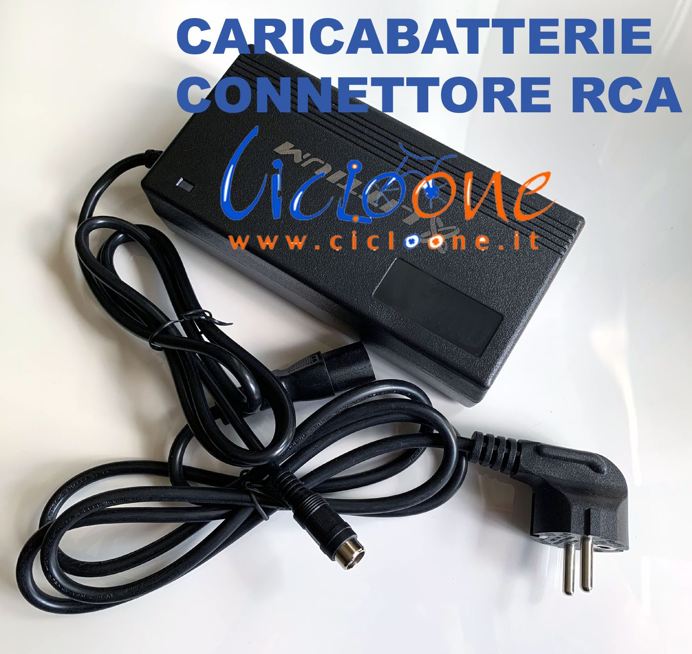 caricabatterie 36V 3A connettore rca