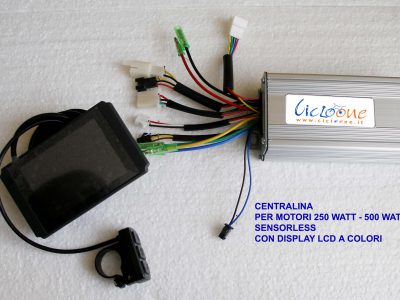 display colori e centralina 500 watt