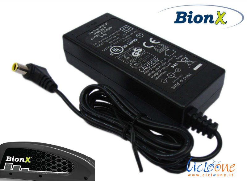 bionX caricabatterie 48V speciale attacco XLR