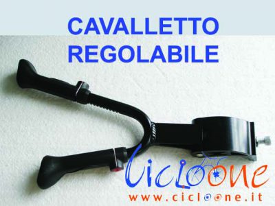 cavalletto regolabile altezza bici elettriche