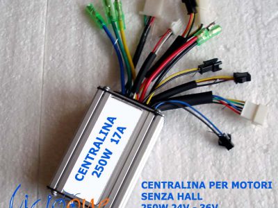 schema centralina 36V 17A bici elettrica