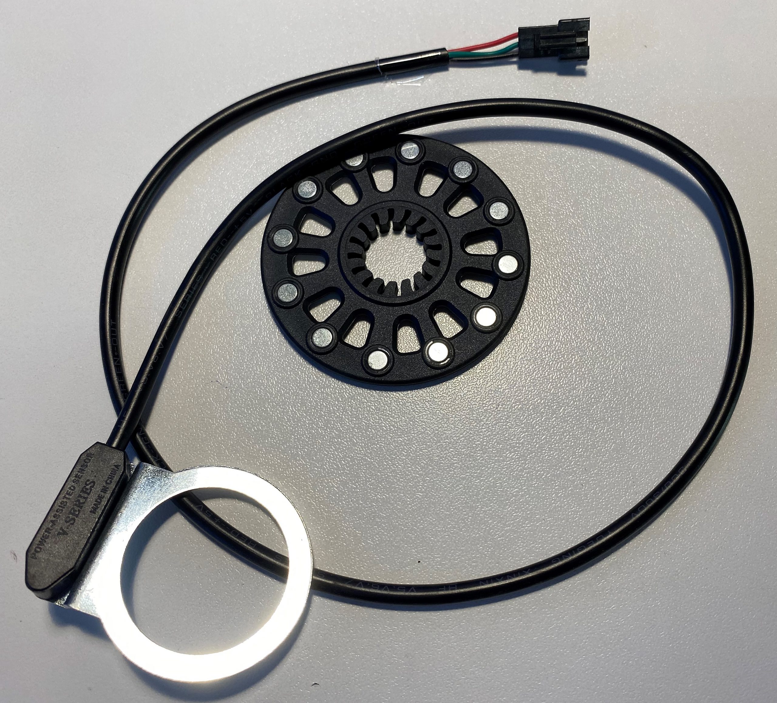 VGEBY Sensore di Potenza per Bicicletta KT-8Z Kit Elettrico modificato per Bicicletta con Otto Accessori per sensore di Potenza a Punto Magnetico Connettore Sensore per Pedale Bici 