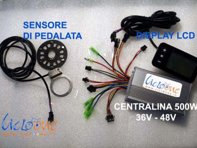 controller centralina sensore pedalata display