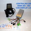 centralina 500w con display lcd