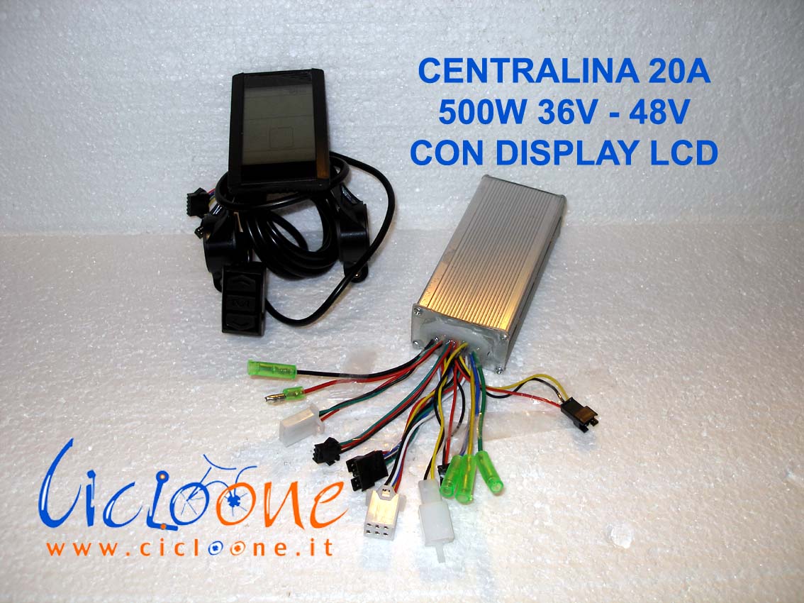 centralina 500w con display lcd