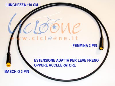 cavo estensione collegare leve freno acceleratore