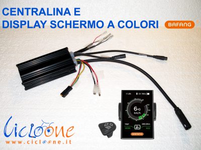 centralina 500w bafang display colori