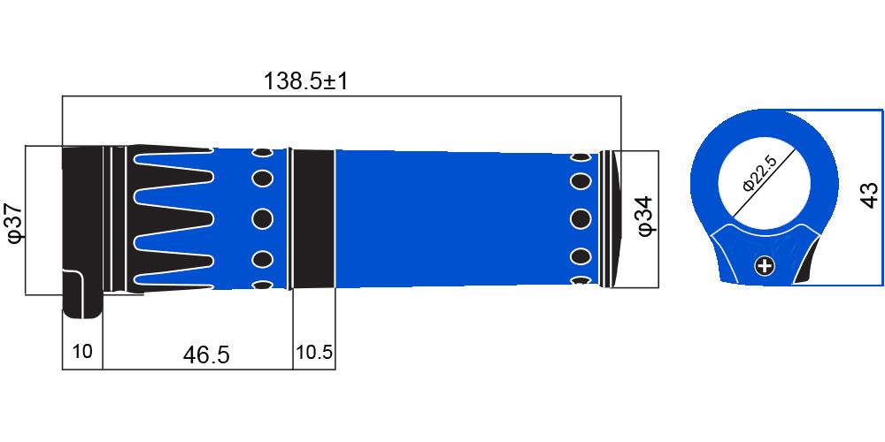 dimensioni acceleratore