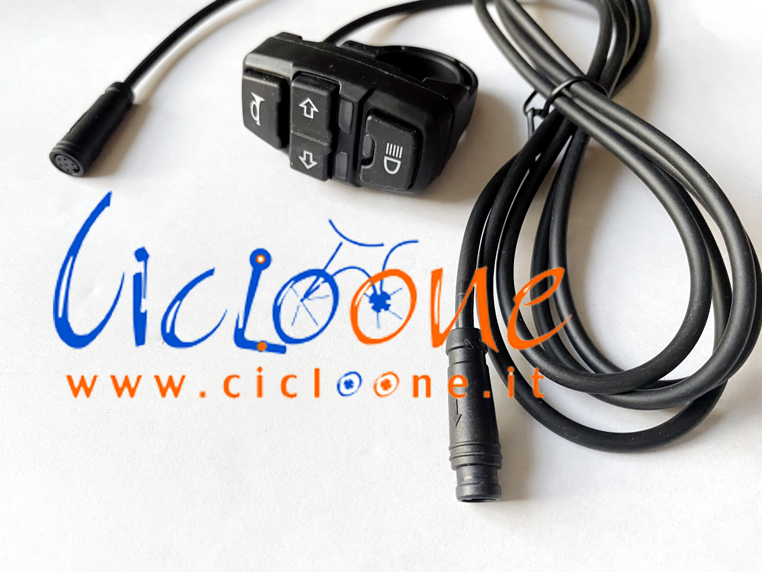 Interruttore pulsante luci clacson frecce bici elettrica » Cicloone