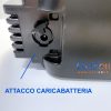 batteria 48V particolare attacco caricabatterie