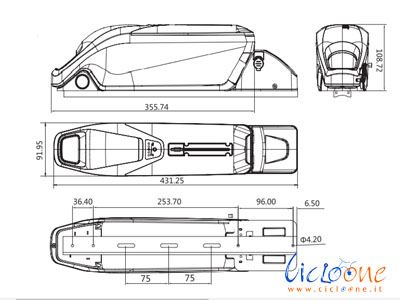 disegno tecnico batteria