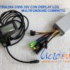 centralina con display lcd compatto