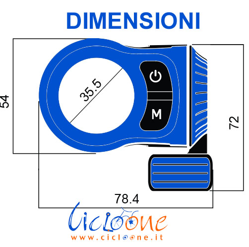 Dimensioni display