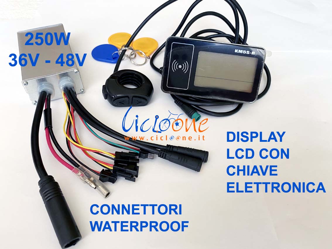 Acceleratore per bicicletta elettrica 36V/48V con Controller a 3 velocità  per acceleratore a mano destra E-bike E-Scooter con Display di  alimentazione - AliExpress