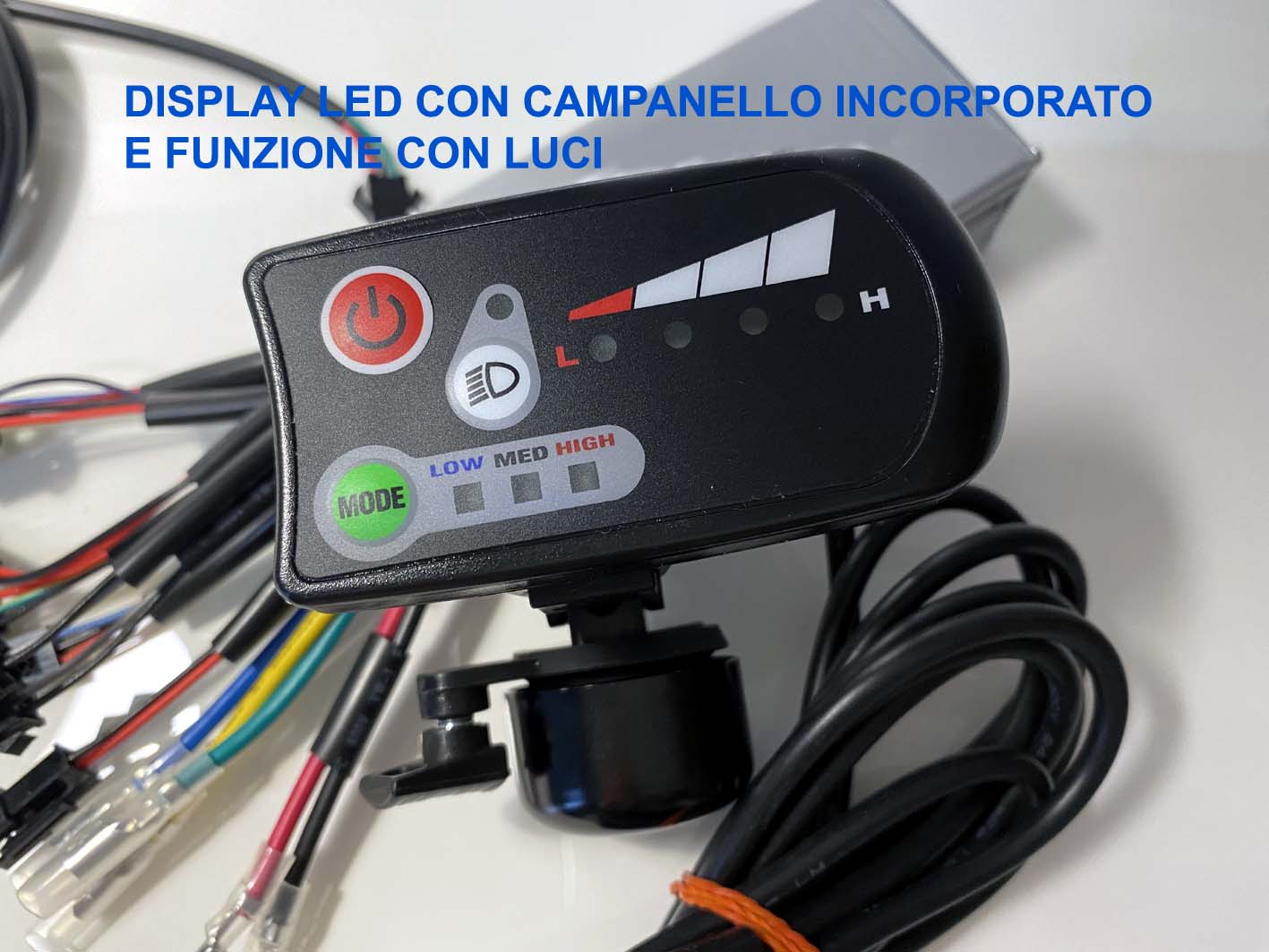 display led con campanello integrato