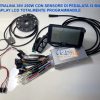 fat bike centralina potente 36v display lcd