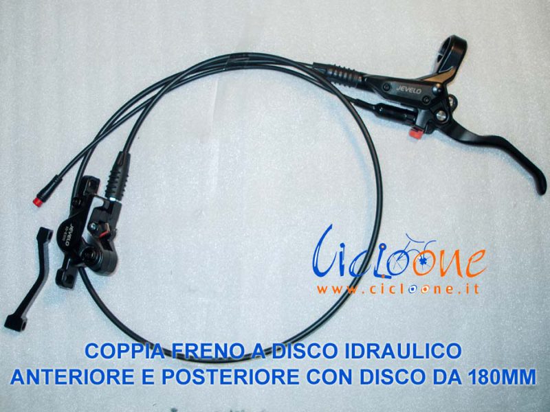 coppia freno disco idraulico 180mm