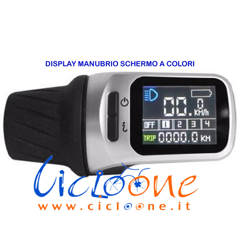 display schermo colori con acceleratore