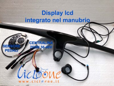 display lcd monopattino incorporato nel manubrio