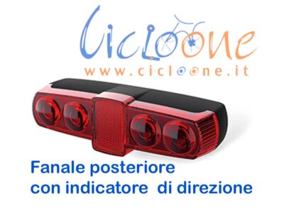 fanale posteriore con frecce effetto lenticolare