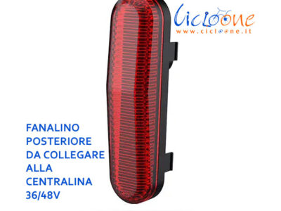 fanalino posteriore rosso brillante monopattino