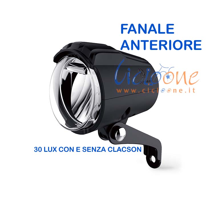 Luce led con clacson bici elettrica » Cicloone